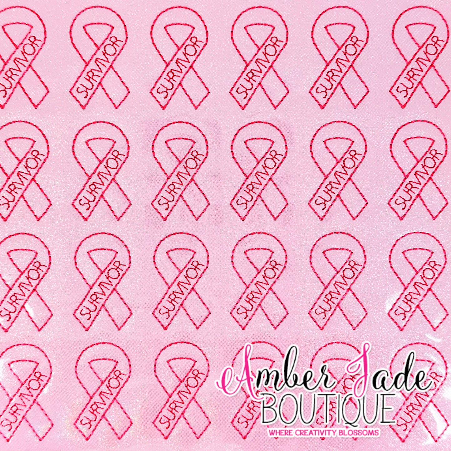 Cancer Survivor Ribbon - Pink