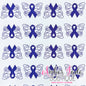Alzheimers Awareness - Ribbon Butterfly