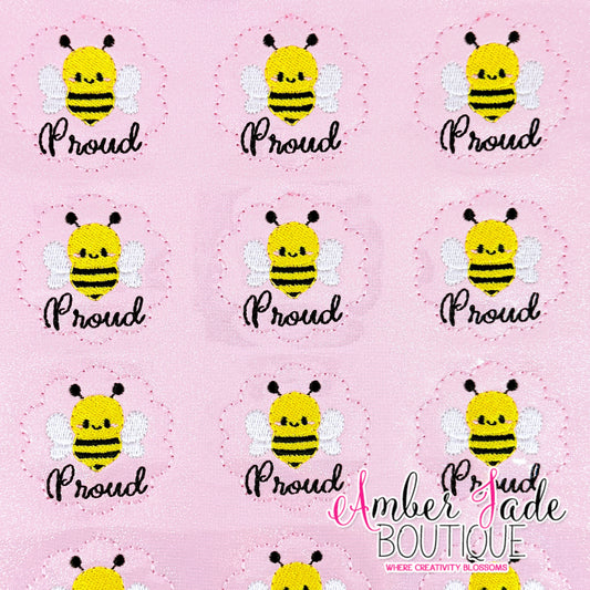 Bee Proud - Scalloped