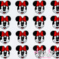Happy Minnie Face FF - RED
