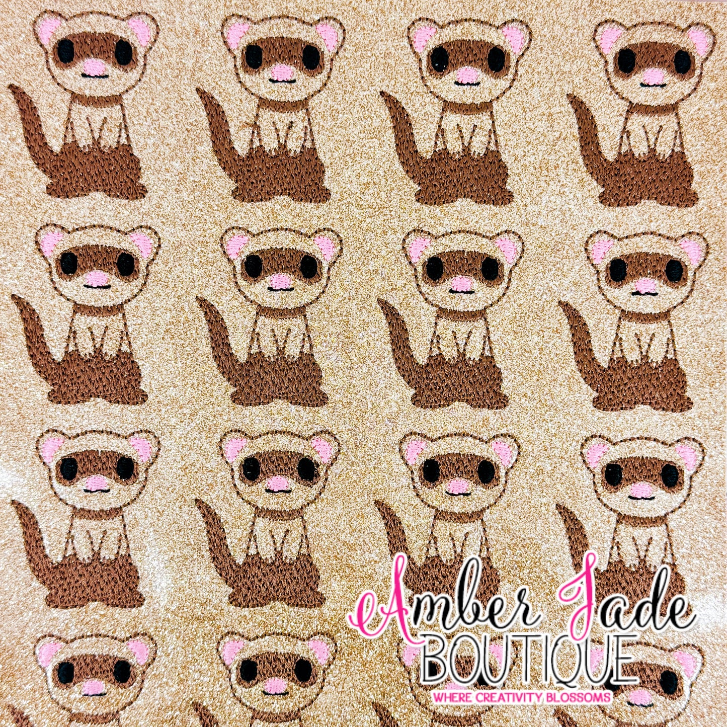 Ferret Standing - Beige / Brown