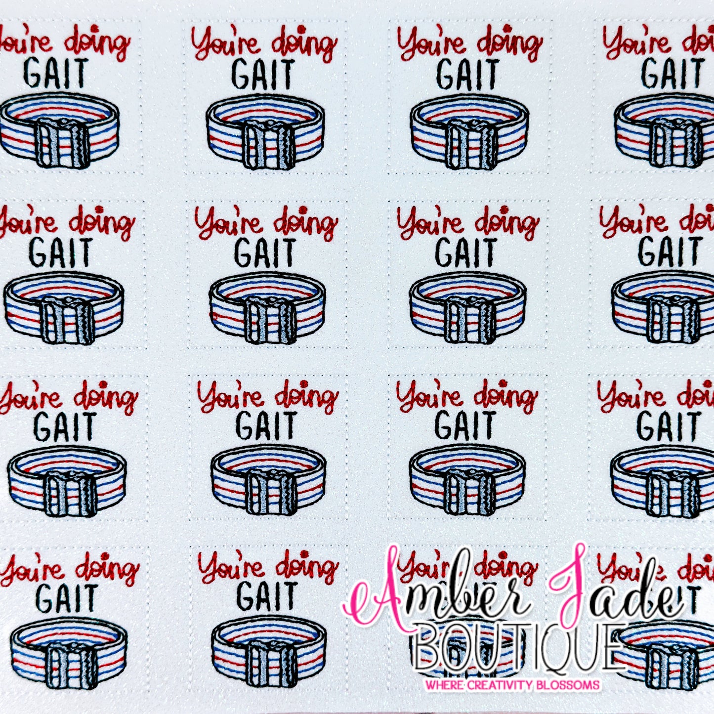 You're doing GAIT - #2 STML