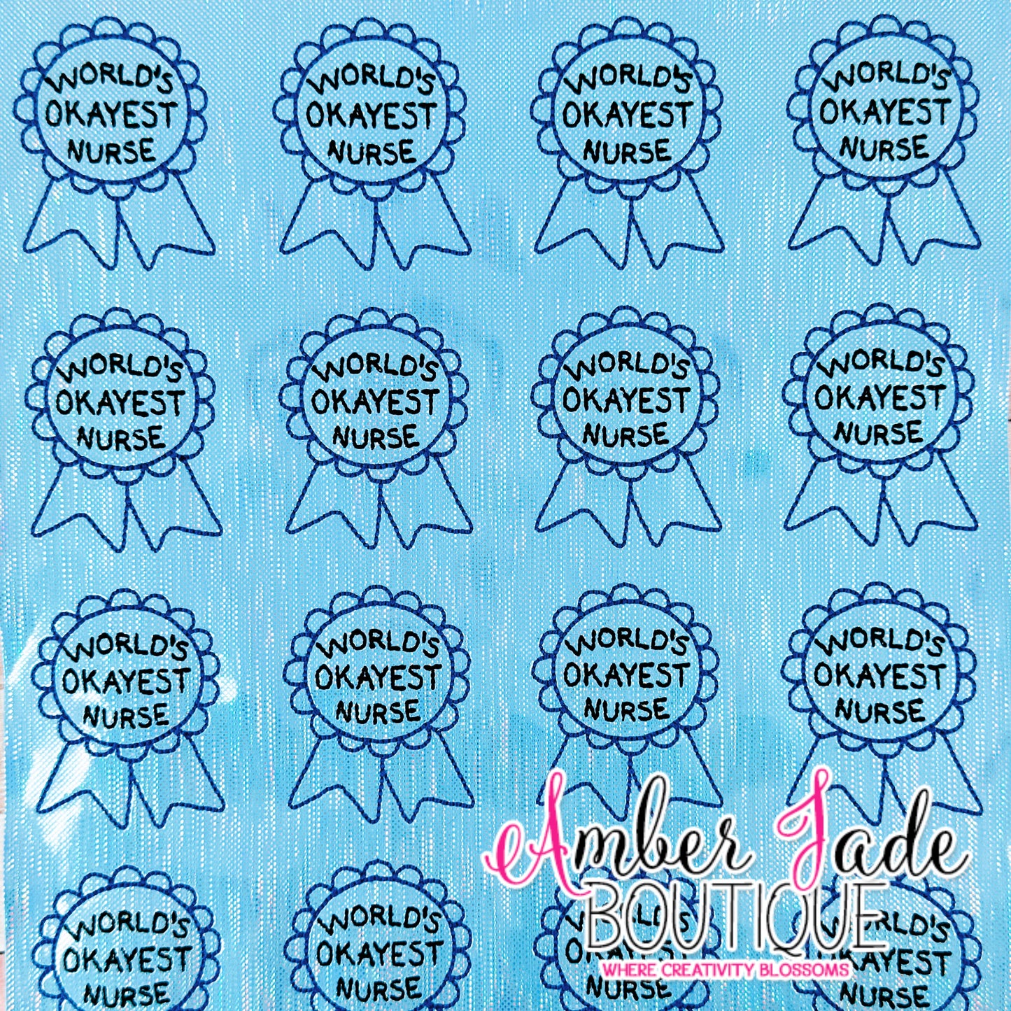 World's Okayest Nurse Ribbon