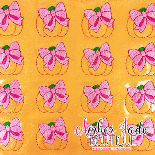 Pumpkin with Bow