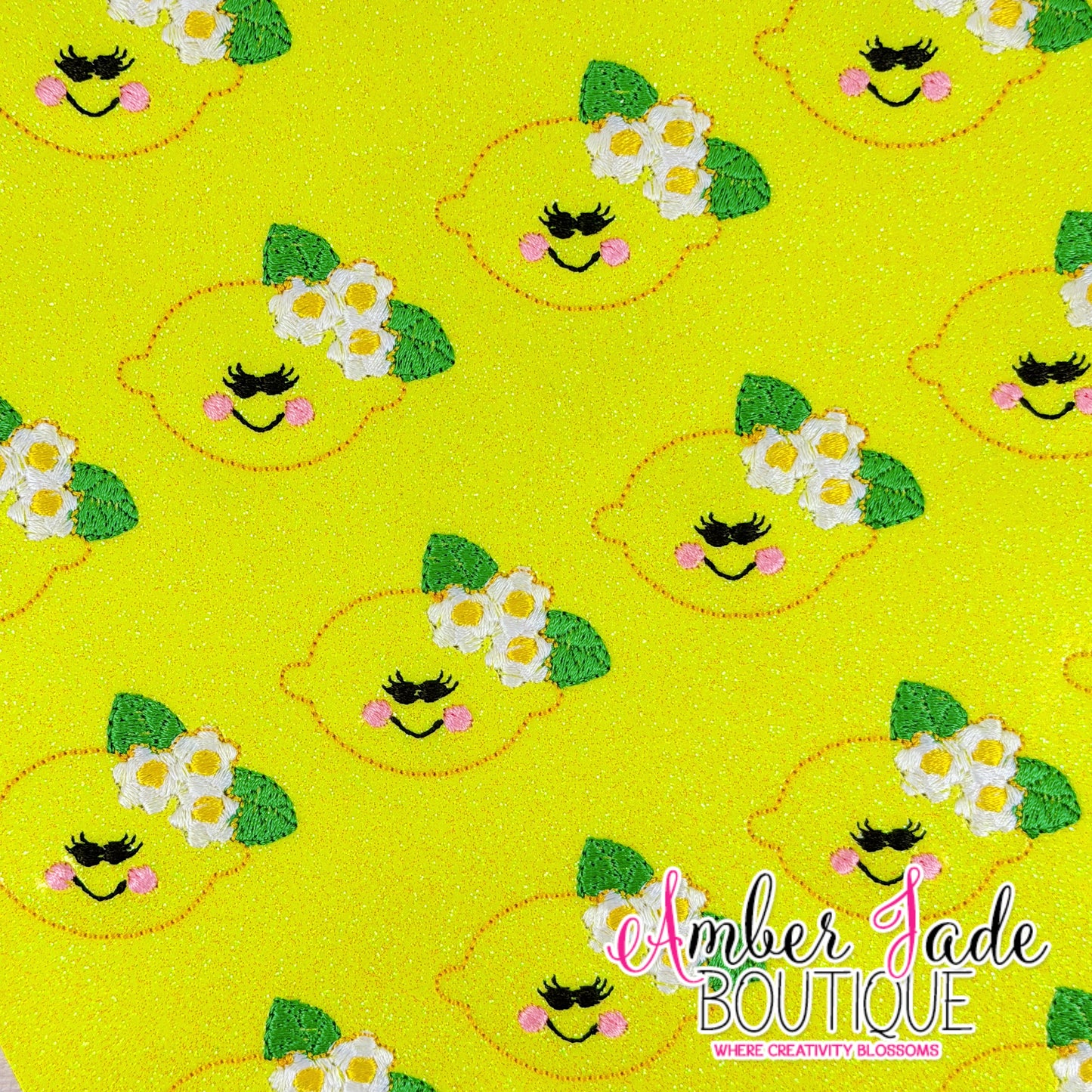 Lemon Head with Flowers