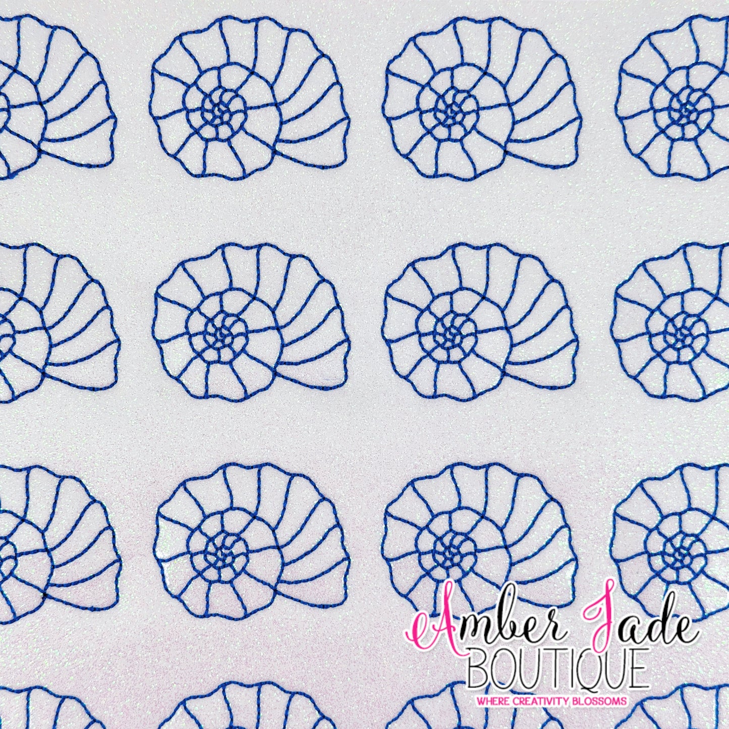Coastal Seashell Linework 1
