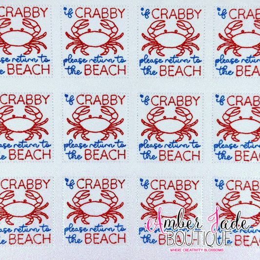 If Crabby Please Return to the Beach