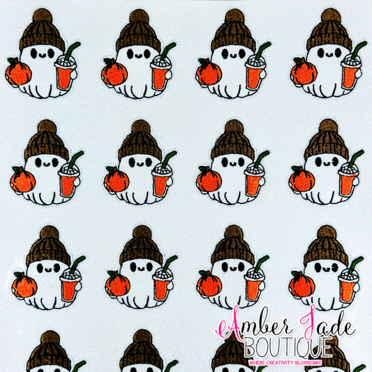 Cute Ghost - Pumpkin & Iced Coffee
