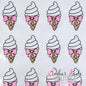 Ice Cream with Bow