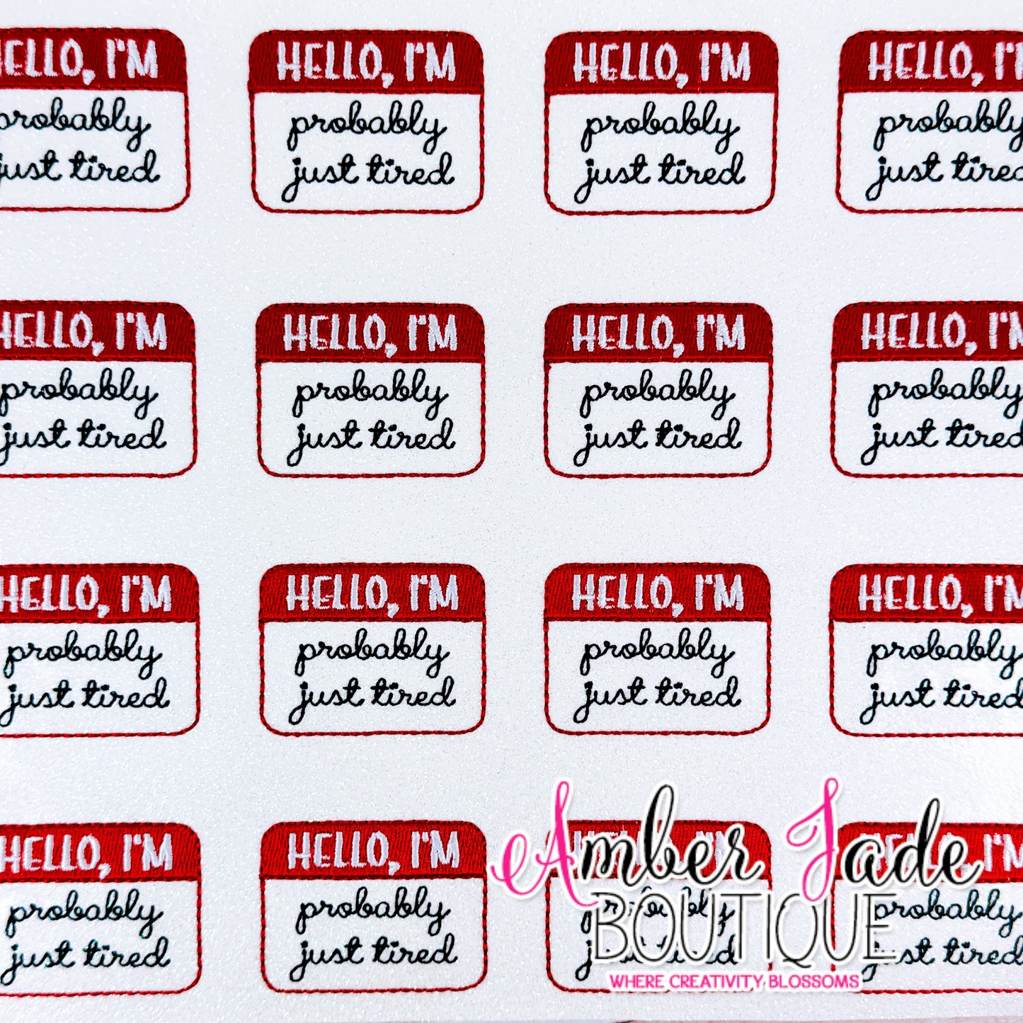 Hello, I'm probably just tired - RED