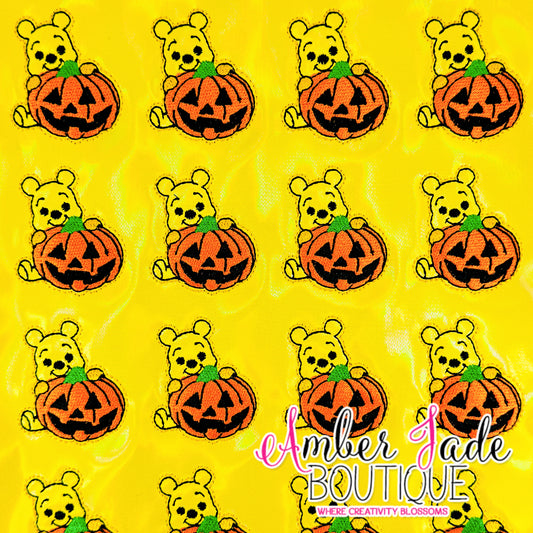 Baby Pooh with Pumpkin