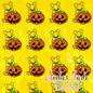 Baby Pooh with Pumpkin
