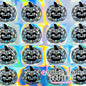 Disco Ball Pumpkin - Silver Holographic
