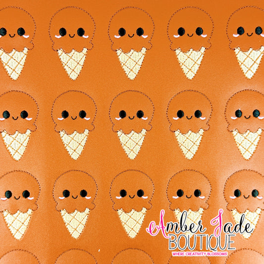 Kawaii Ice Cream Cone - Chocolate