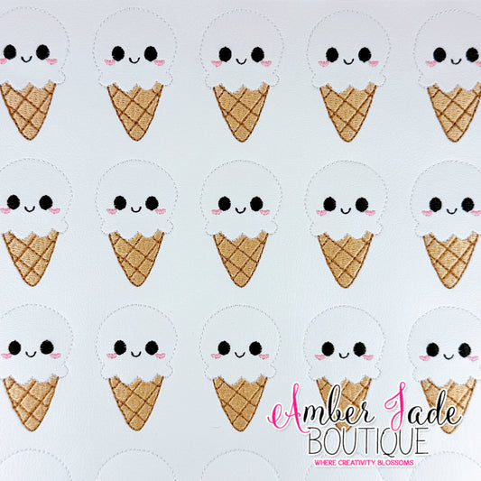 Kawaii Ice Cream Cone - Vanilla