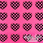 Checkered Heart - PINK