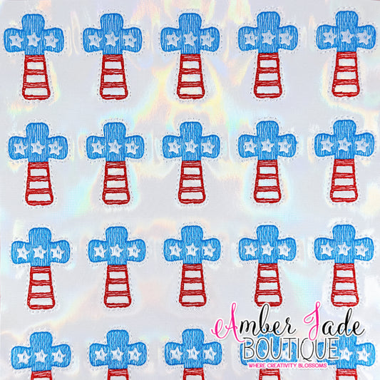 Stars & Stripes Cross #2