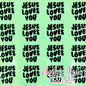 JESUS LOVES YOU - Retro