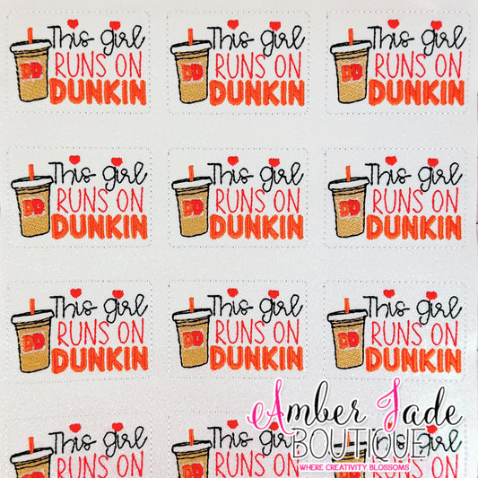 This Girl Runs On Dunk (Set of 3)
