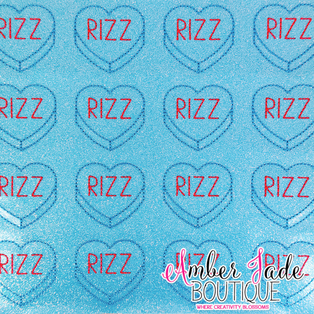 Conversation Heart - RIZZ - BLUE