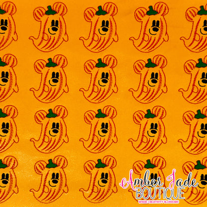 Pumpkin Mouse Ghost  - Glow in the Dark