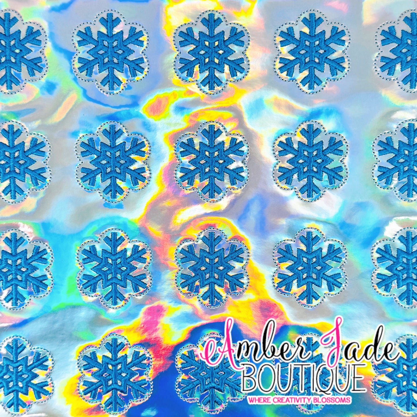 Snowflake - Silver Holographic