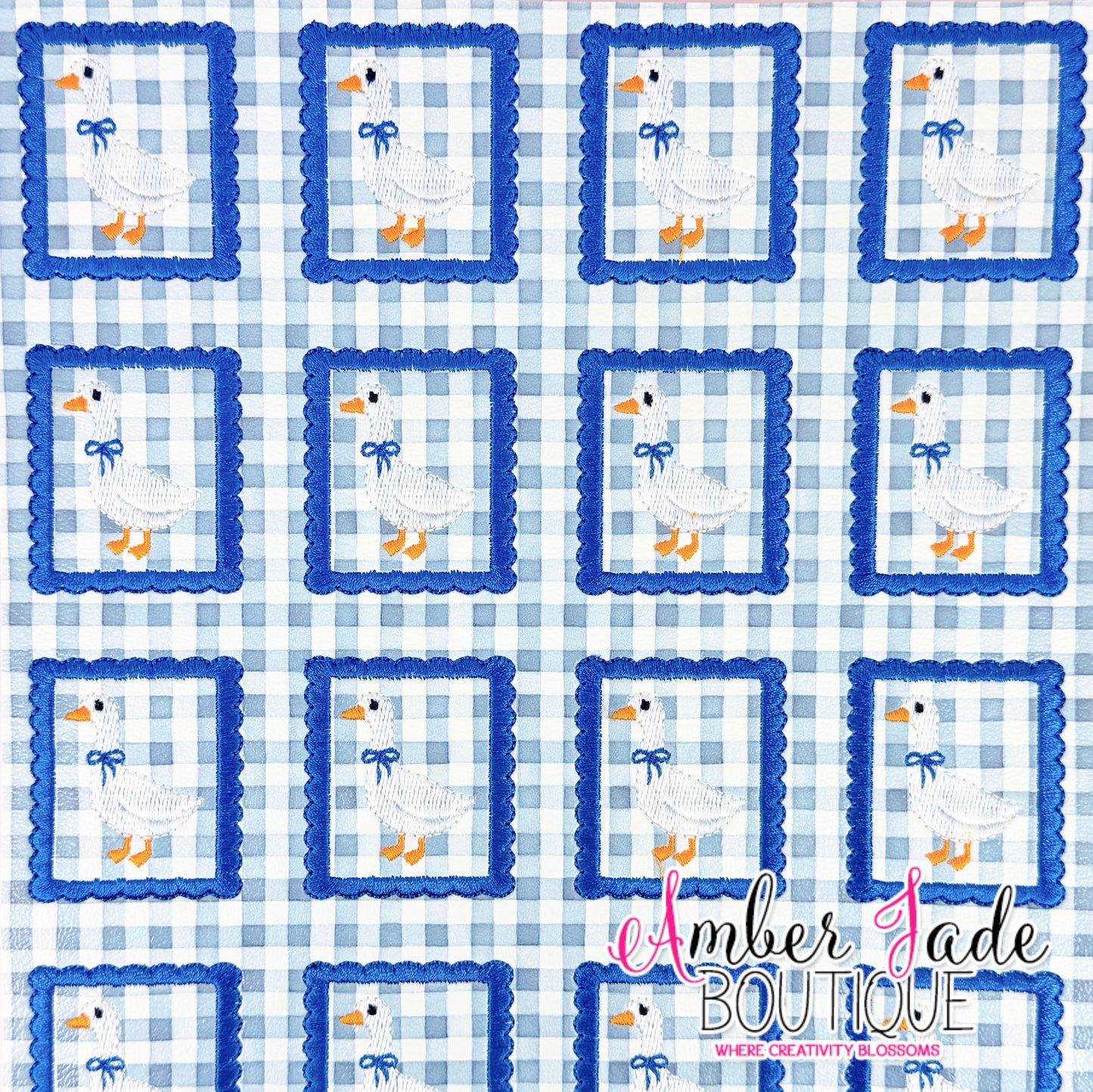 *LIMITED* Goose in Frame - PLAID