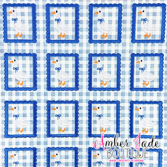 *LIMITED* Goose in Frame - PLAID