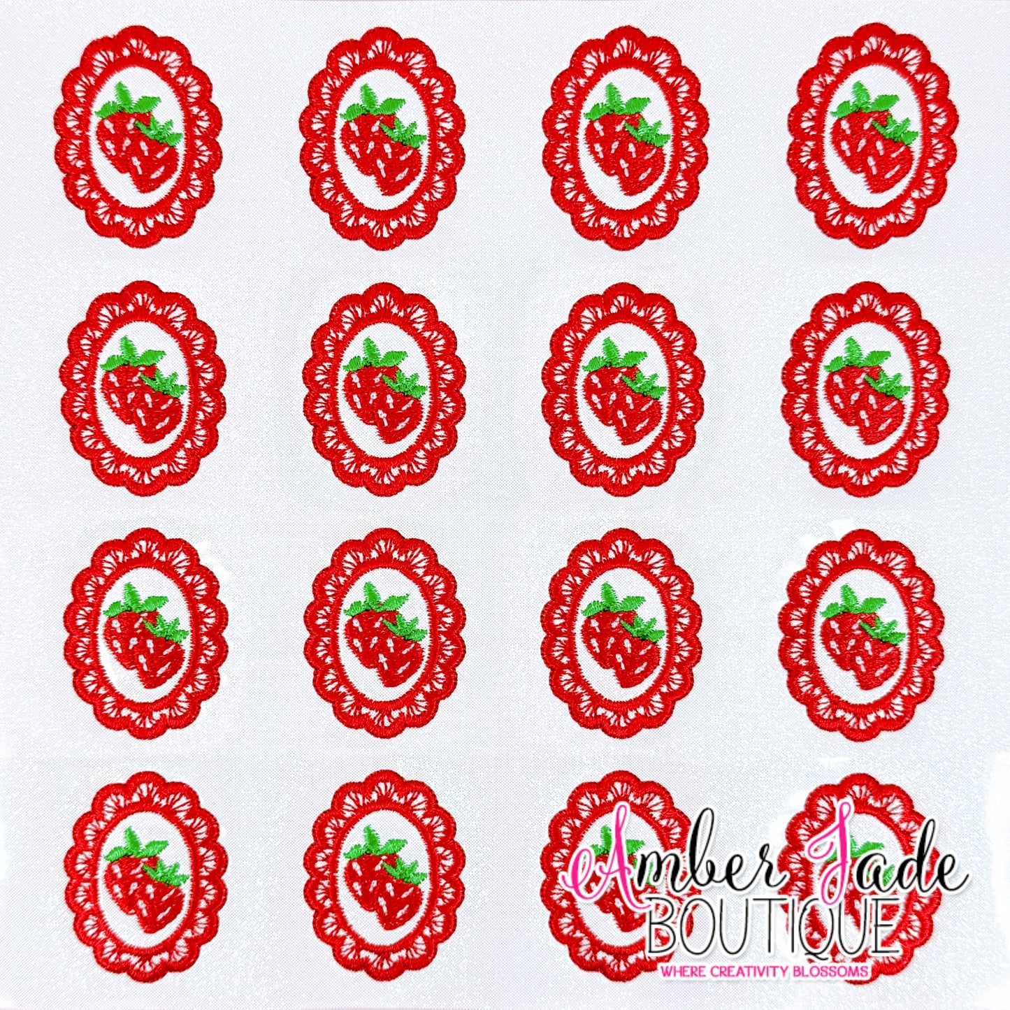 Vintage Strawberry Frame