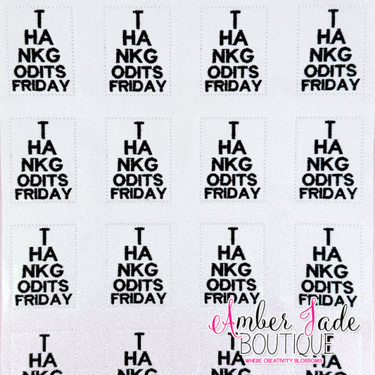 Eye Chart - Thank God It's Friday