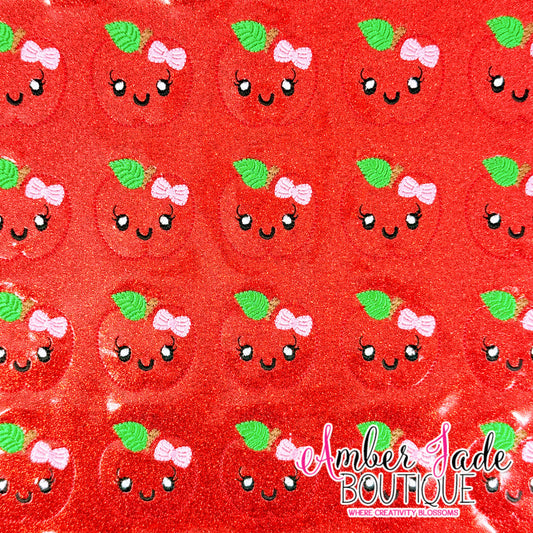 Kawaii Apple - Pink Bow - YT