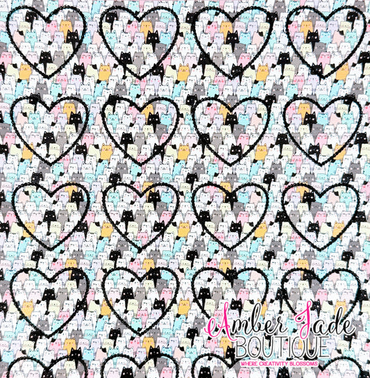 *LIMITED* Heart - Layered Cats