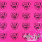 Fuck Off Heart - HOT PINK