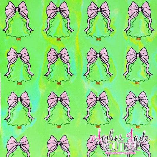 Coquette Christmas Tree - Pink Bow