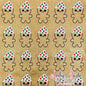 Gingerbread Icing Head - Red & Green