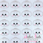 Glitter Dumpling - WHITE