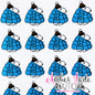 Snoopy Puffy Jacket - BLUE