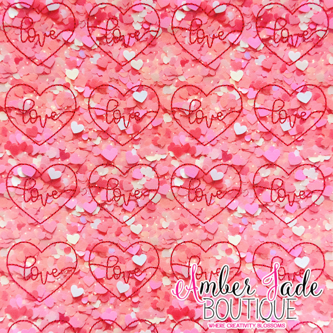 Love Heart - Confetti Hearts