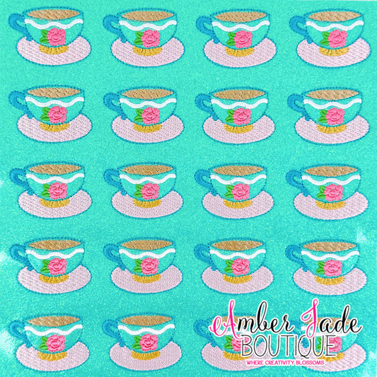 Vintage Teacup - TURQUOISE