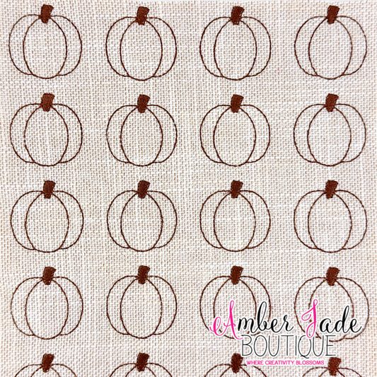 *LIMITED* Pumpkin "Burlap" Style
