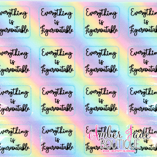 Everything is Figureoutable