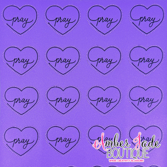Pray Heart - PURPLE