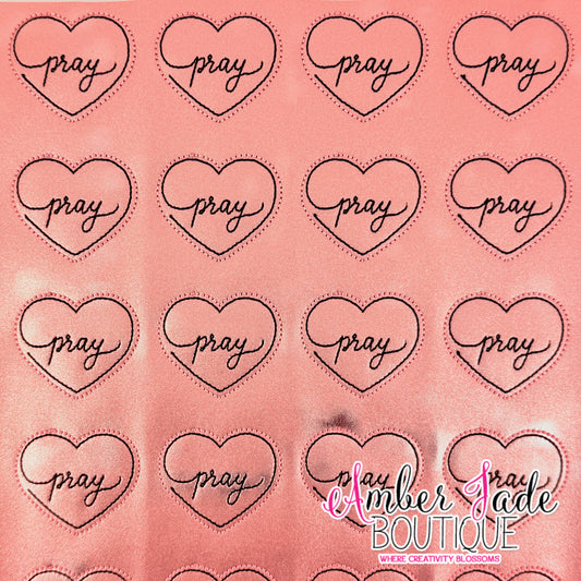 Pray Heart - PINK BLUSH