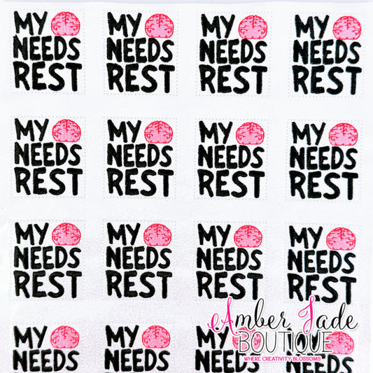 My Brain Needs Rest