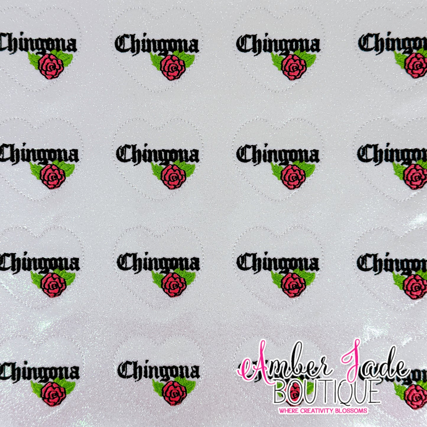Chingona Heart Rose