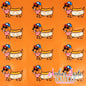 Patriotic Hot Dog (Set of 3)