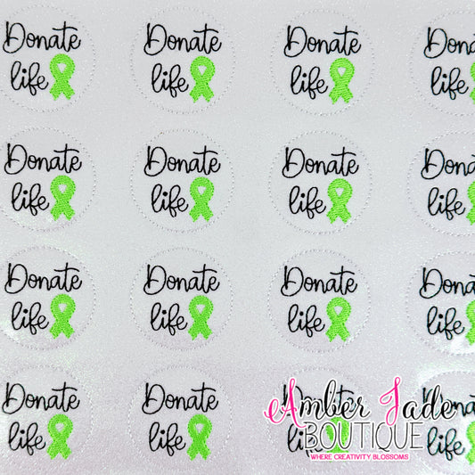 Donate Life - WHITE