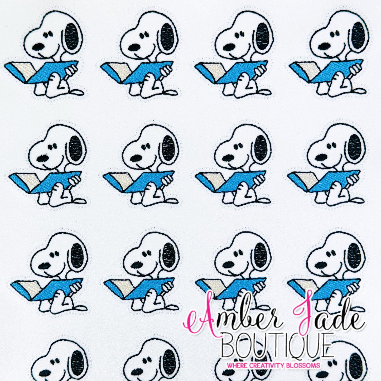Snoopy Reading