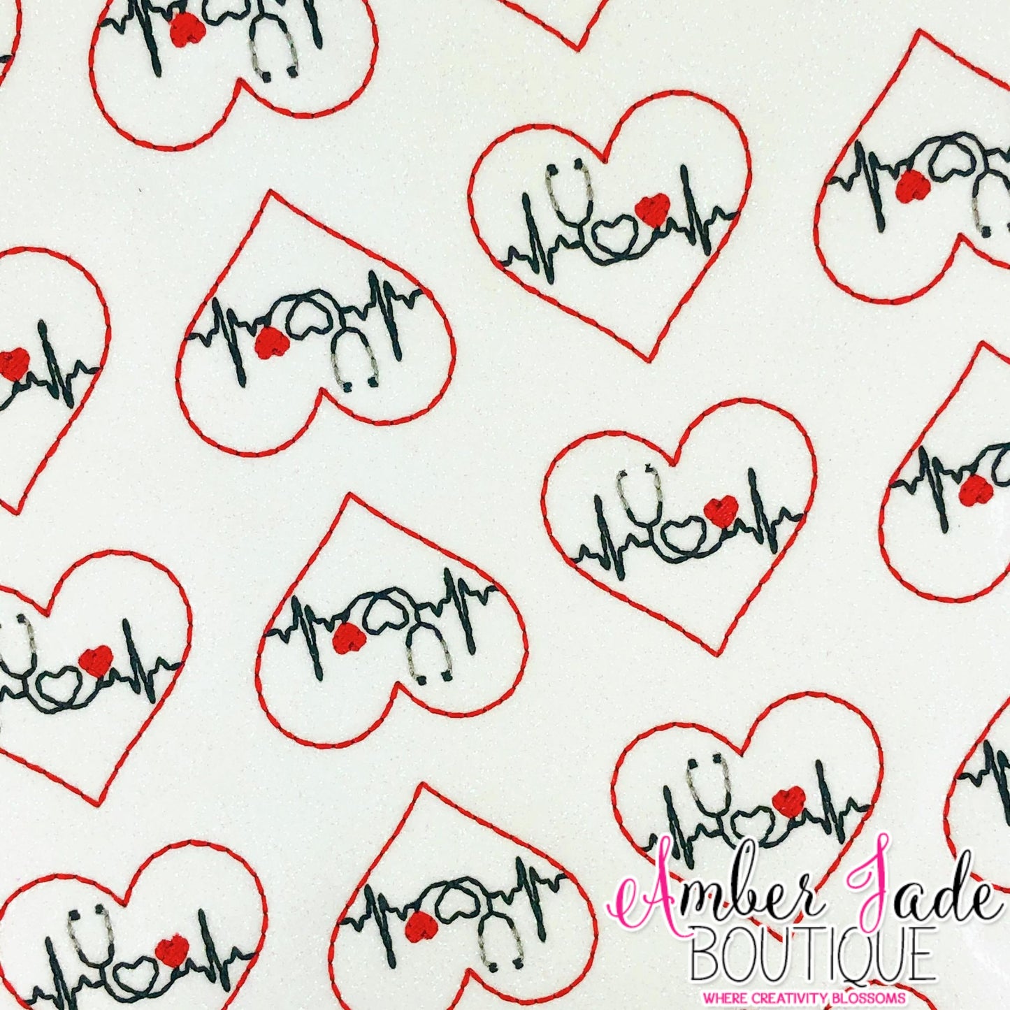 EKG Stethoscope Heart