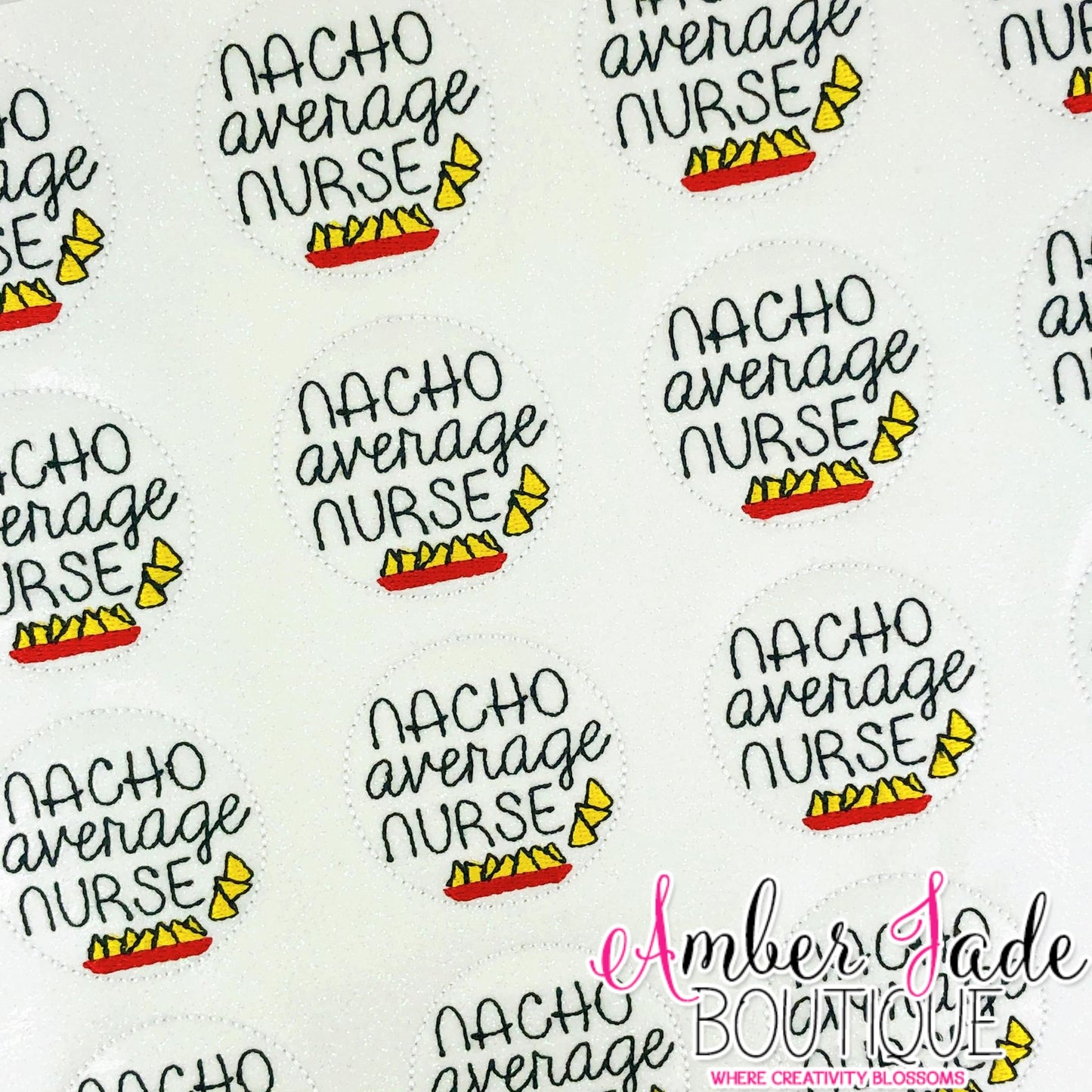 Nacho Average Nurse - WHITE